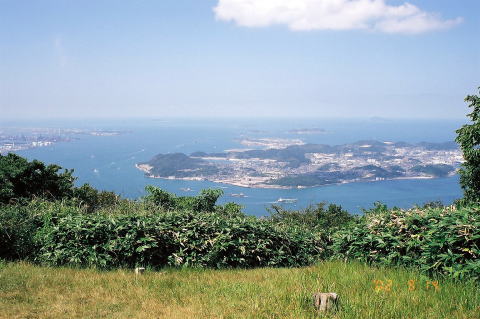 戸ノ上山から関門海峡